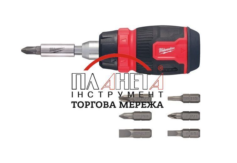 Набір викруток з тріскачкою MILWAUKEE (2шт) (4932492811) 4932492811 фото