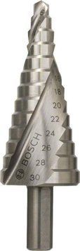 Східчасте свердло HSS, хвостовик з 3 фасками, 13 ступенів, 6-30 мм, Bosch Professional (2608597520) 2608597520 фото
