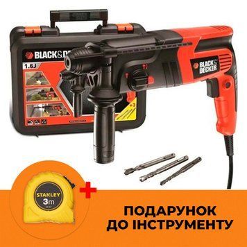 Перфоратор мережевий Black Decker KD860KA + Подарунок! KD860KA фото