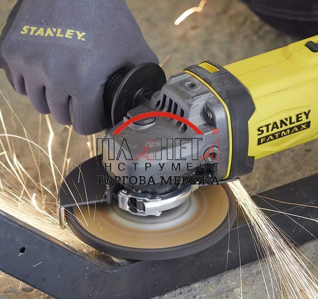 Шліфмашина кутова акумуляторна Stanley FatMax без АКБ та ЗП SFMCG400B SFMCG400B фото