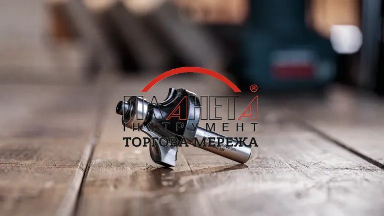 Фасонна фреза для закруглених кромок, карнизна, діаметр 36,7 мм, хвостовик 12 мм, робоча довжина 19,0 мм, довжина 70 мм Bosch Professional (2608628471) 2608628471 фото
