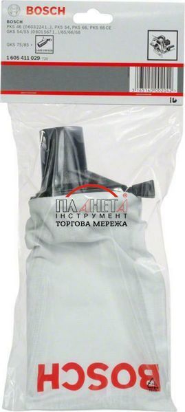 Пакет, мішок з адаптером для пилу для ручних циркулярних пилок Bosch Professional (1605411029) 1605411029 фото