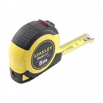 Рулетка вимірювальна TYLON &trade; Dual Lock довжиною 5 м, шириною 19 мм, в пластмасовому корпусі STANLEY STHT36803-0 STHT36803-0 фото