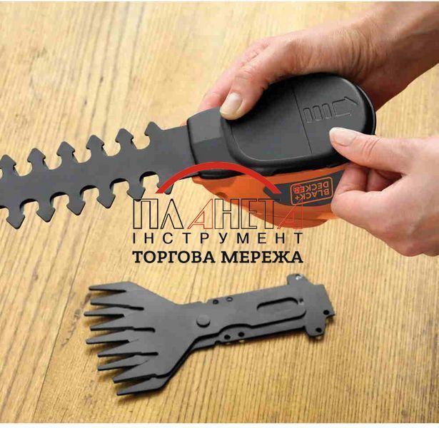 Кущоріз-ножиці акумуляторні BLACK+DECKER GSL700 GSL700 фото
