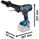 Аккумуляторная ударная дрель-шуруповерт Bosch Professional GSB 18V-150 C, 2х18V 8,0Ah, GAL 1880 CV в кейсе L-BOXX 136, модуль Bluetooth (06019J5105) 06019J5105 фото 3