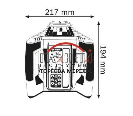 Ротаційний лазерний нівелір BOSCH GRL 500 H + LR 50  0601061A00 фото
