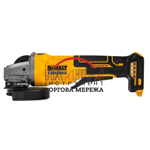 Аккумуляторная бесщеточная угловая шлифмашина - болгарка DeWALT DCG408NT DCG408NT фото
