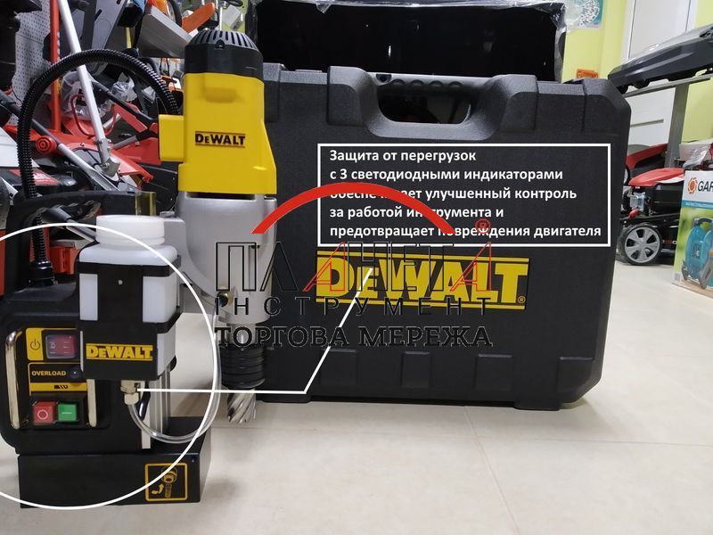 Верстат свердлильний мережевий магнітний DeWALT DWE1622K DWE1622K фото