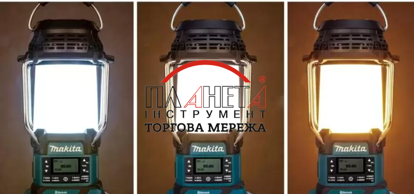 Акумуляторний радіоприймач з ліхтарем, Bluetooth, USB Makita DMR056 DMR056 фото