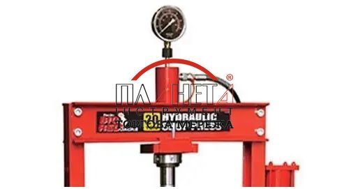 Прес пневмогідравлічний 20т GTM TY20002 з манометром (32771) 32771 фото