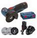 Акумуляторна кутошліфувальна машинка Bosch GWS 12V-76 2.5Ah x2 L-BOXX 06019F2002 06019F2002 фото 1