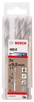 5 HSS-G свердел 9.5 мм BOSCH 2608595076 фото