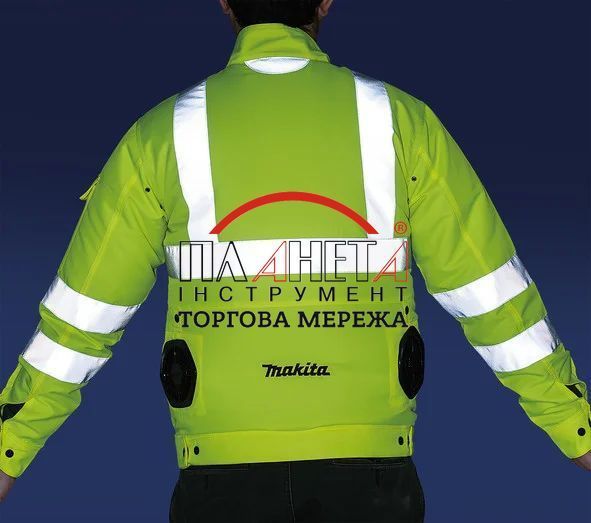 Акумуляторна куртка з вентиляцією Makita DFJ214Z3XL DFJ214Z3XL фото