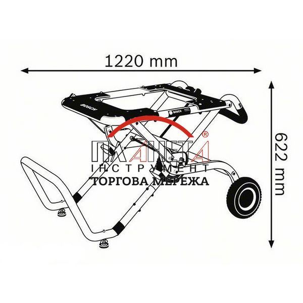 Пересувний робочий стіл Bosch GTA 60 W Professional (0601B12000) 0601B12000 фото