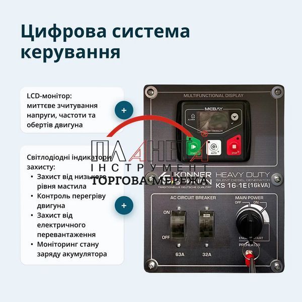 Дизельний генератор K&ouml;nner & S&ouml;hnen KS 16-1E KS16-1E фото