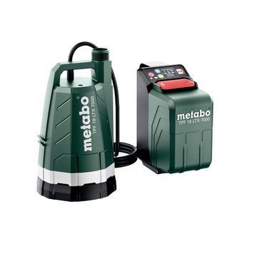 Акумуляторний занурювальний насос Metabo TPF 18 LTX 7000 без АКБ та ЗП (601748850) 601748850 фото
