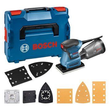 Вібраційна шліфувальна машина GSS 160-1A Multi Bosch Professional, шліфпластини, кейс L-BOXX 136 (06012A2300) 06012A2300 фото