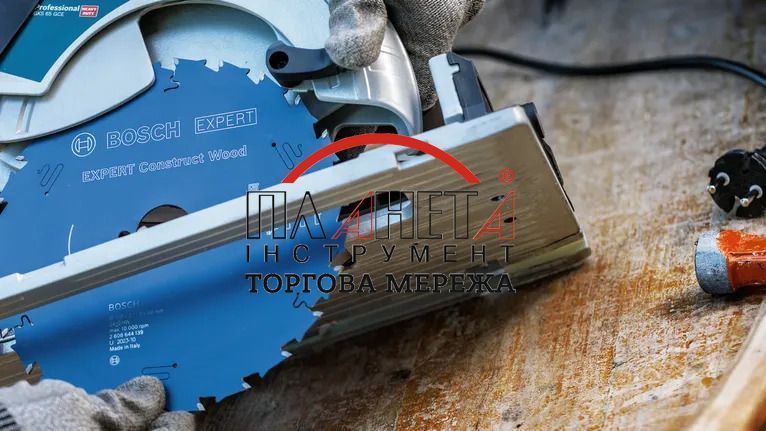 Пиляльний диск Expert for Construct Wood Corded Bosch Professional для мережевих ручних циркулярних пилок, для занурювальних пил, 210x30x2, 30T (2608644141) 2608644141 фото