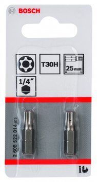 Насадка біта T30H Security-Torx&reg; Extra Hard 2 шт. 2608522014 фото