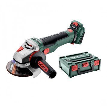 Акумуляторна кутова шліфувальна машина Metabo WVB 18 LTX BL 15-125 Quick frame без акумулятора, metaBOX 165 L (601731840) 601731840 фото