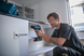 Набір 18V-SET акумуляторний комбінований Bosch Professional, складається з шурупокрута GSR 18V-45, КШМ GWS 18V-8, двох акумуляторів GBA 4,0Ah, зарядного пристрою GAL 18V-40, сумки M-BAG (0615A5007N) 0615A5007N фото 4