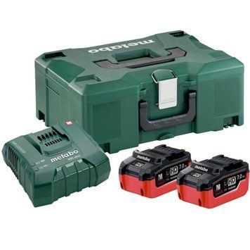 Комплект аккумуляторных батарей Metabo 2 х 7.0 Ач 18 В LiHD + ASC Ultra + MetaLoc 685109000 фото