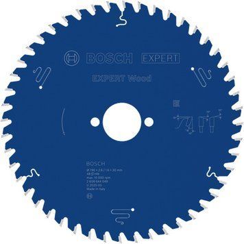 Пиляльне полотно, диск Expert Wood Corded Bosch Professional для ручних циркулярних пил, для занурювальних пил, 190x30x1,6-2,6 мм, 48Т (2608644049) 2608644049 фото