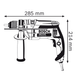 Дриль ударний BOSCH GSB 16 RE ЗВП 060114E600 060114E600 фото 2