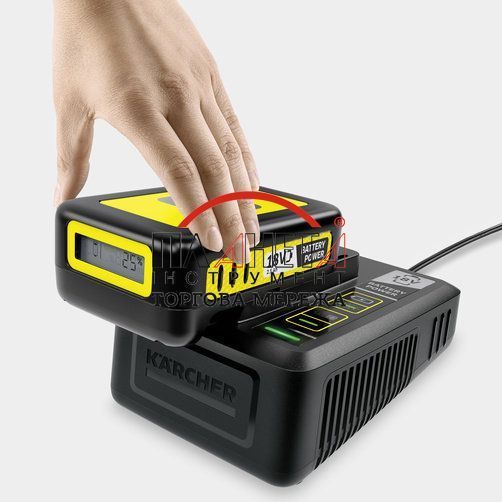 Швидкозарядний комплект Karcher 18 В 2,5 А 2.445-062.0 фото