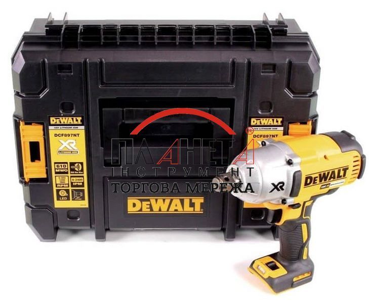 Гайковерт ударний акумуляторний безщітковий DeWALT DCF897NT DCF897NT фото