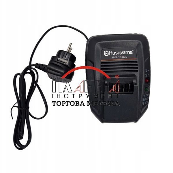 Зарядний пристрій Husqvarna Aspire P4A 18-C70 на 3A (9706010-01) 9706010-01 фото