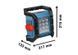 Акумуляторний ліхтарик для будівельного майданчика GLI18V-1500 Bosch Professional (06014A8000) 06014A8000 фото 6