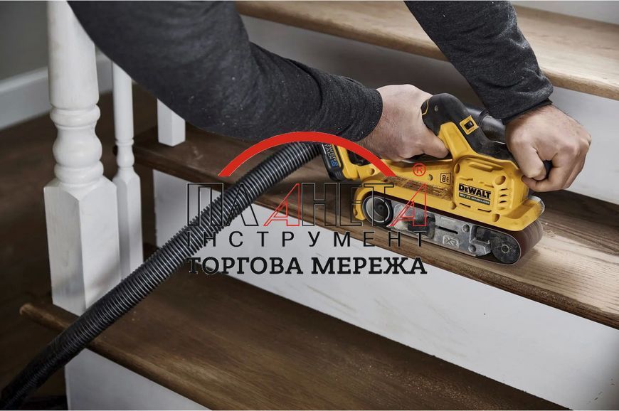 Шліфмашина стрічкова акумуляторна безщіткова DeWALT DCW220N DCW220N фото