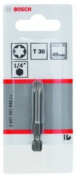 Насадка біта BOSCH Extra Hard T30, 49 мм 1 шт. 2607001642 фото
