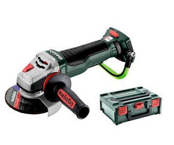 Акумуляторна болгарка Metabo WPBA 18 LTX BL 15-125 Quick DS каркас без АКБ та ЗП, metaBOX 165 L, для висотних робіт (601734840) 601734840 фото