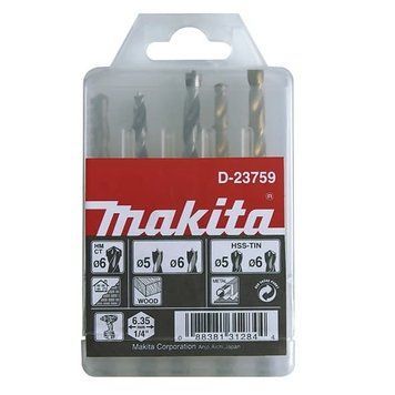 Комбінований набір свердел Makita 5 шт (D-23759) D-23759 фото