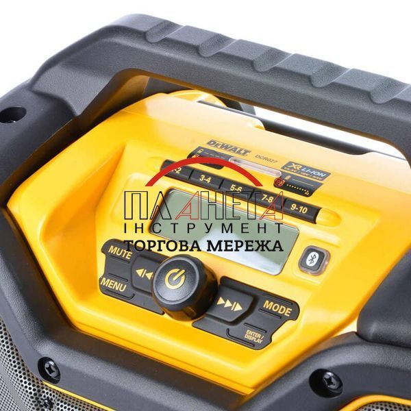 Зарядний пристрій-радіоприймач DeWALT DCR027 фото