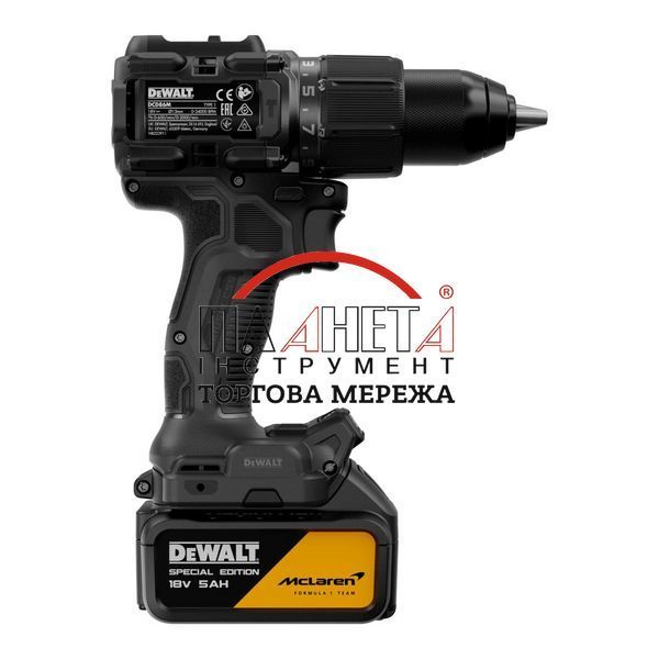 Дриль-шурупокрут ударний McLaren F1 TEAM SPECIAL EDITION DeWALT DCD86MP2T DCD86MP2T фото