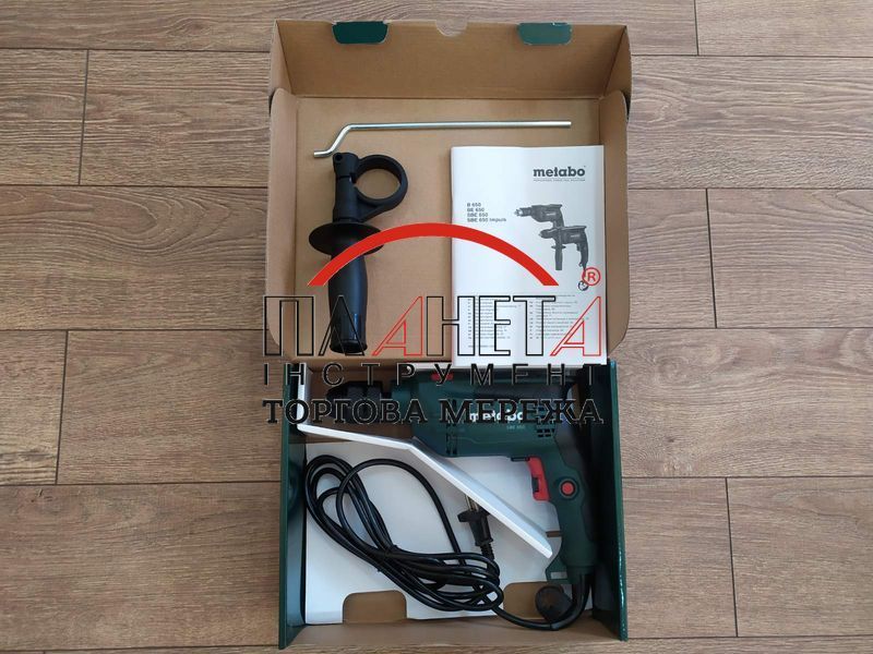 Ударна дриль Metabo SBE 650 зі швидкозатискним патроном Futuro Plus (600742850) 600742850 фото