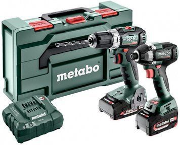 Комплект акумуляторного інструменту Metabo COMBO SET 2.8.3 BS 18 L B+SSD 18 LT 200 BL (685195000) 685195000 фото