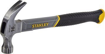 Молоток Fiberglass з вагою головки 450 г, з загнутим цвяходером STANLEY (STHT0-51309) STHT0-51309 фото