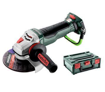Акумуляторна болгарка Metabo WPBA 18 LTX BL 15-150 Quick DS каркас без АКБ та ЗП, metaBOX 165 L, для висотних робіт (601745840) 601745840 фото