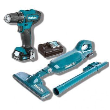 Акумуляторний шуруповерт Makita DF333DWYE + пилосос CL106FDZ DF333DWYECL106FDZ фото