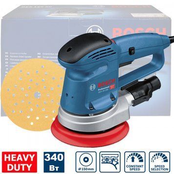 Ексцентрикова шліфувальна машина BOSCH GEX 34-150 0601372800 0601372800 фото