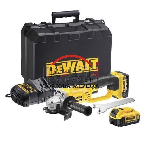 Шліфмашина кутова - болгарка акумуляторна DeWALT DCG412M2 DCG412M2 фото