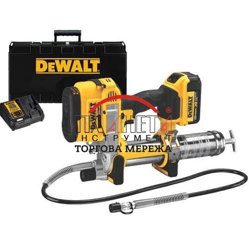 Пістолет маcляний акумуляторний DeWALT DCGG571M1 DCGG571M1 фото