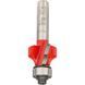 Карнизна, радіусна фреза Expert for Wood Rounding Bosch Professional, 8 мм, D 22,2 мм, R1 4,75 мм, L 13,2 мм, G 55 мм, з центрувальним кульковим підшипником, для занурювальних фрезерних машин, для кромкових фрезерів (2608629373) 2608629373 фото 1