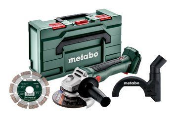 Акумуляторна кутова шліфувальна машина Metabo SET W 18 L BL 9-125 (691225000) 691225000 фото