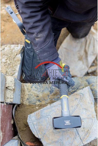 Міні-кувалда Fiberglass з вагою головки 1250 г STANLEY (STHT0-54128) STHT0-54128 фото