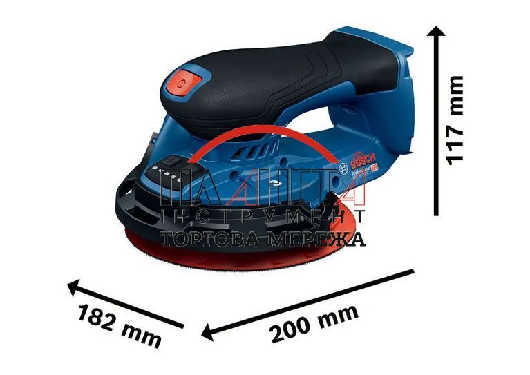 Акумуляторна ексцентрикова шліфмашина GEX 18V-150-3 Bosch Professional (0601372903) 0601372903 фото
